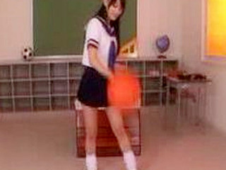 Japanese Schoolgirl's XXX Nippon Fuck Game with Balls and Toys 1, 2, 3, 4, 5